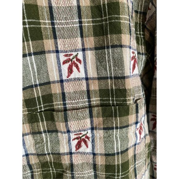 Unbranded men’s long sleeve, printed button, front flannel size medium - Picture 3 of 4